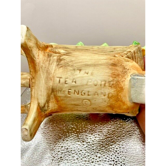 The Tea Pottery Vegetables Cart -Handmade & Painted in ENGLAND - Picture 9 of 11